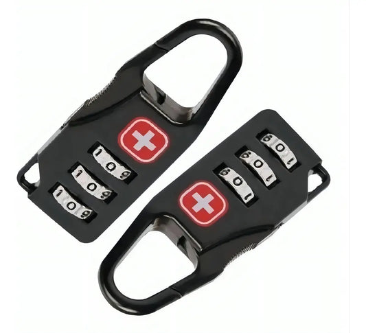 Candado Clave Swiss Negro RUBEN ARMANDO Para Maletas Mochilas