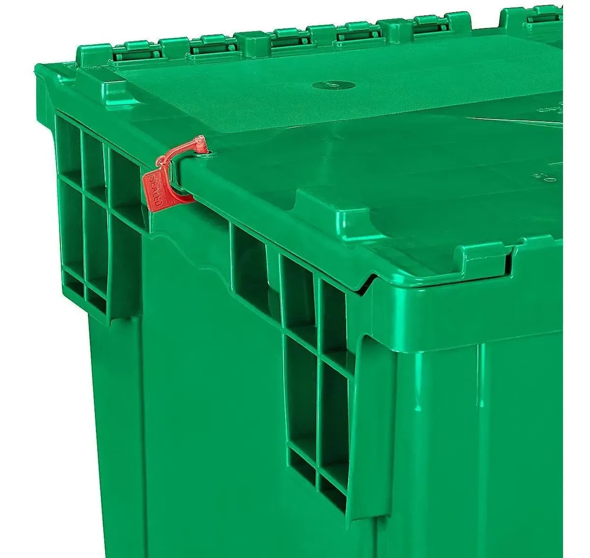 Contenedores Plásticos De Almacen - 66x48x36cm, Verde -3/paq
