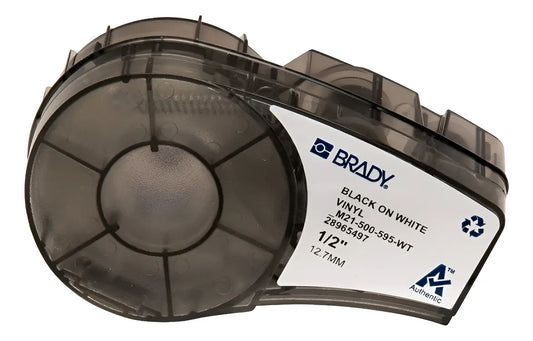 Etiquetas 1/2pulg. Vinil M21-500-595-wt Brady P/bmp21-plus