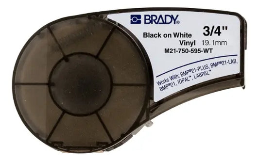 Etiquetas 3/4pulg. Vinil M21-750-595-wt Brady P/bmp21-plus