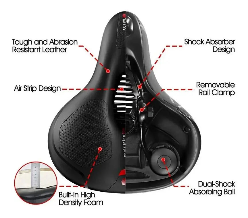 Asiento + Funda Compatible Para Bicicleta Centurfit