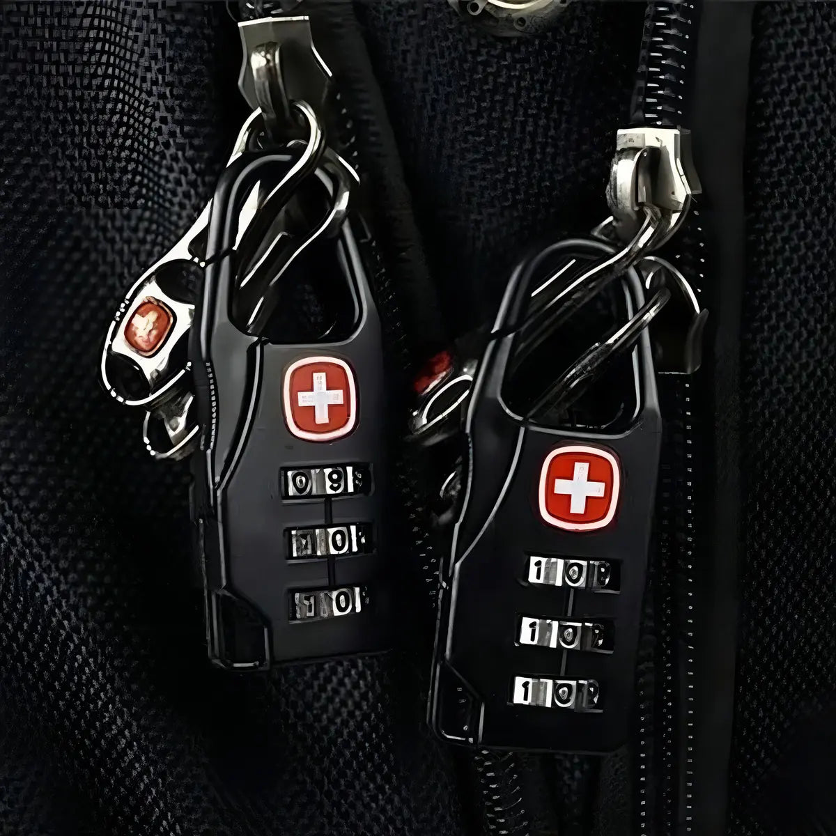 Candado Clave Swiss Negro RUBEN ARMANDO Para Maletas Mochilas
