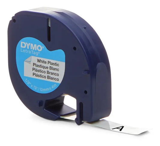 Etiquetas Dymo 91331 Plástico Blanco 12mm X 4m