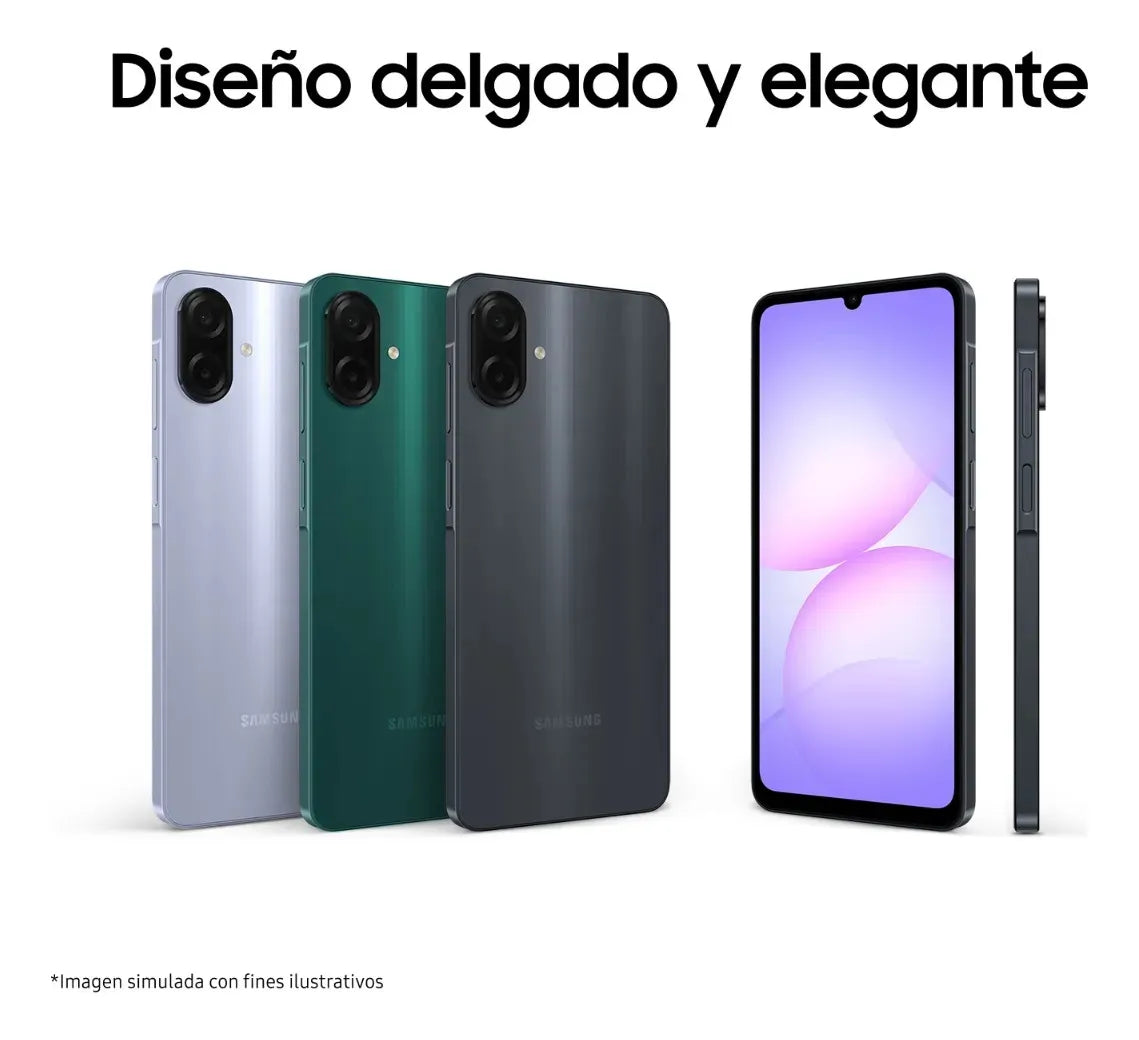 Celular Samsung Galaxy A07 Negro 128GB