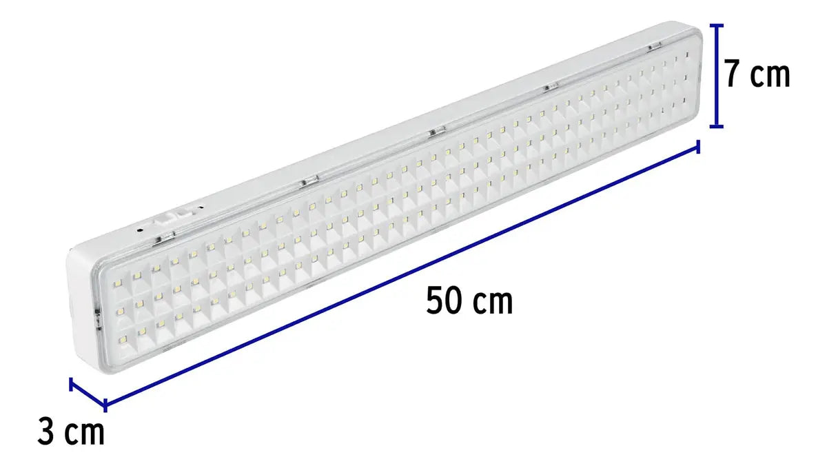 Lámpara De Emergencia De 1000 Lm Recargable, VOLTECK LAE-120 Color Blanco