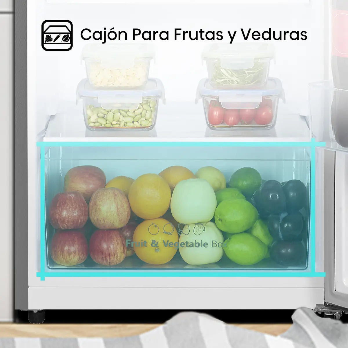 Refrigerador Hisense 8 Pies Rt90n6wkx2 Ort