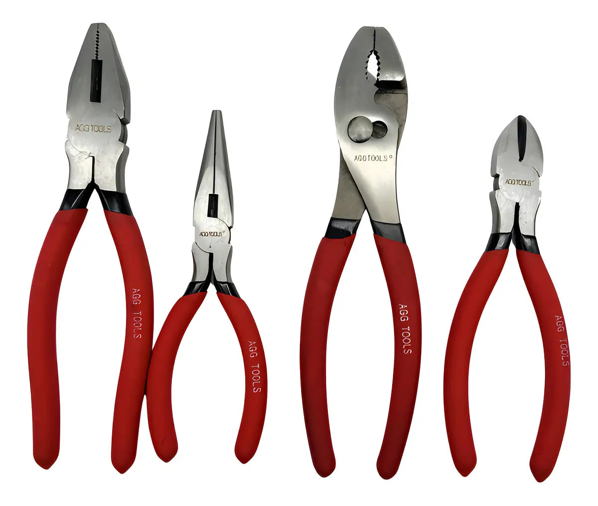 Pinza Punta, Electrica, Corte, Mecanica Jgo 4 Pz Profesional
