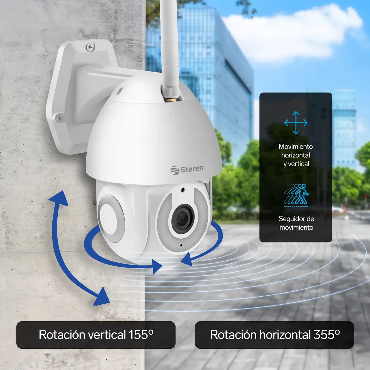 Cámara De Seguridad Wi-fi Robotizada Full Hd| Cctv-235