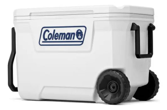 Coleman® Serie 316 Hielera Con Ruedas De 62 Qt, Blanco