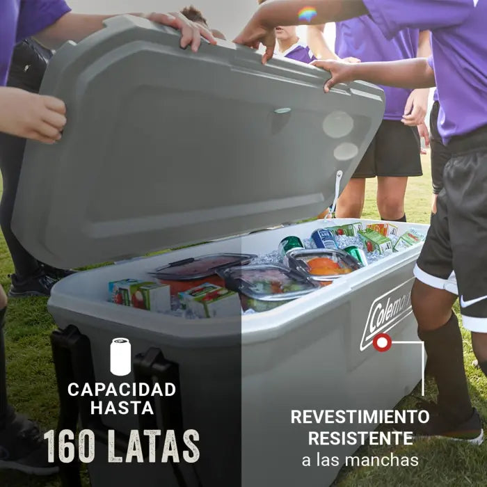 Nevera Con Ruedas Coleman Azul 62 Cuartos Galón Wheeled Coolers