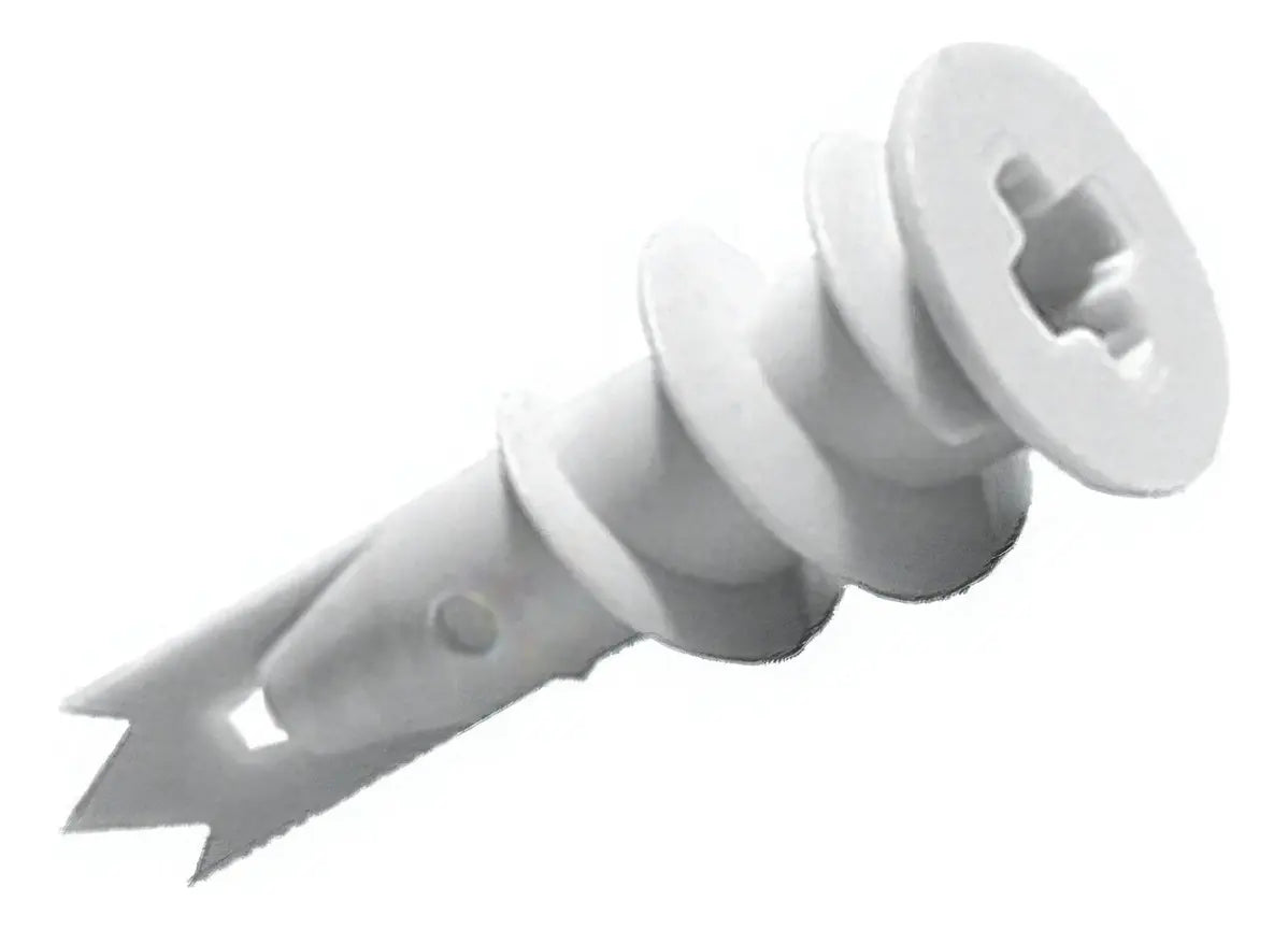 Kit 30 Taquetes THR Plástico Nylon Autoperforantes Tablaroca 7.5 mm