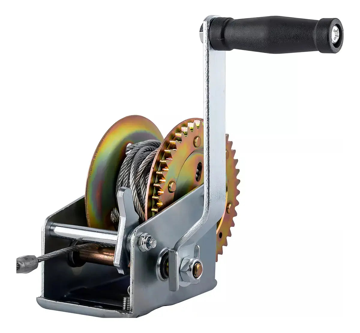 Malacate Manual Apm1000lb Portatil 1000lbs Con Cable 7m