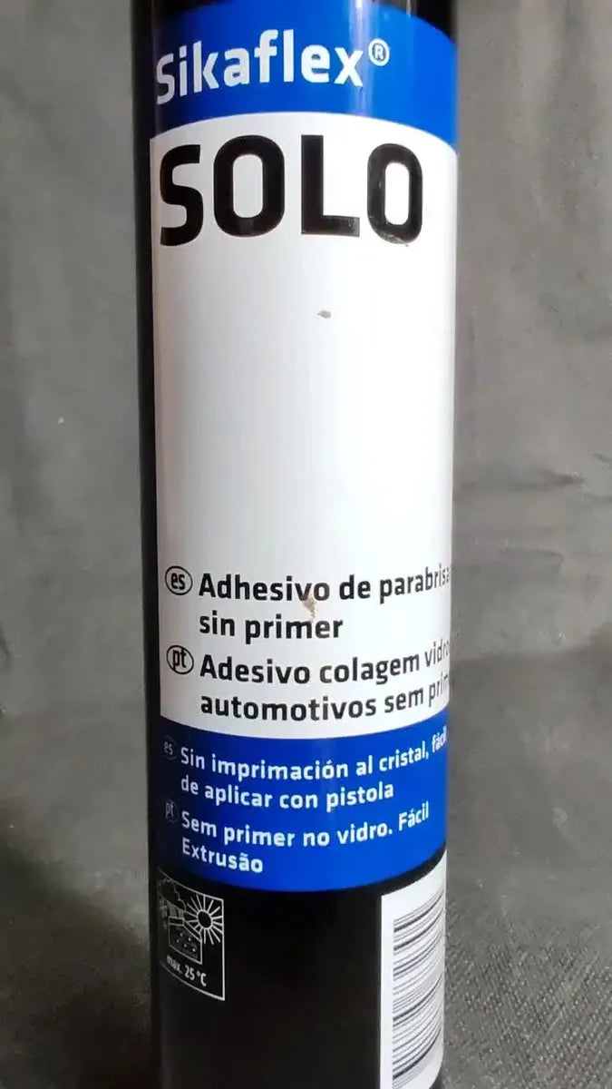 Sikaflex Solo Cartucho 300 Ml Negro Adhesivo Parabrisas