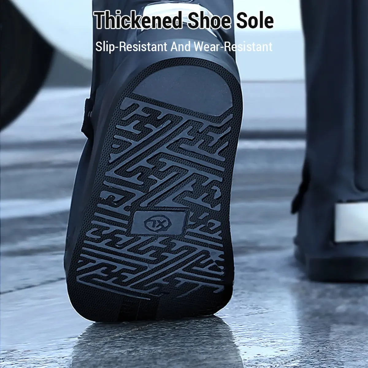 Rain Shoe Cover High Tube Pvc Waterproof Covers Reusable