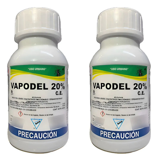 Insecticida Urbano Vapodel 20% Ce 240 Ml 2 Piezas