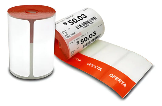 Etiquetas De Precios Con Oferta Para Impresora Portatil