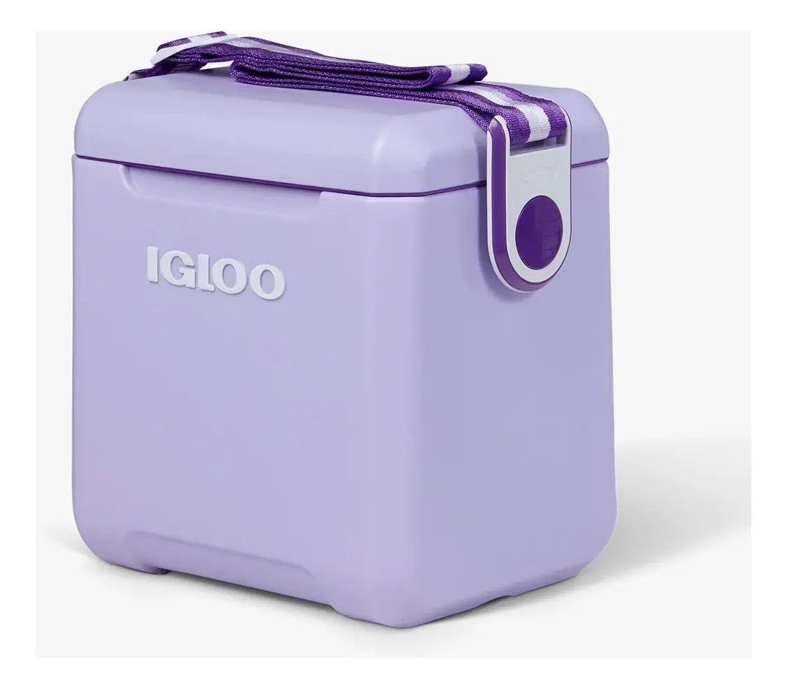 Hielera Igloo Ta Too Cooler 11 Qt 14 Lata Correa Ajustable P Color Lila
