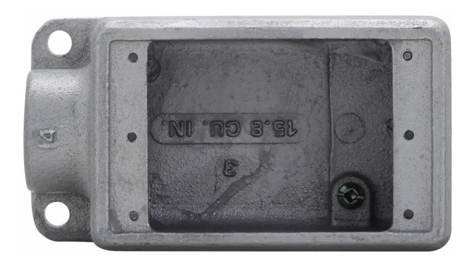 Condulet Fs Rectangular De 1/2 (12.7) Crouse Hinds Fs1