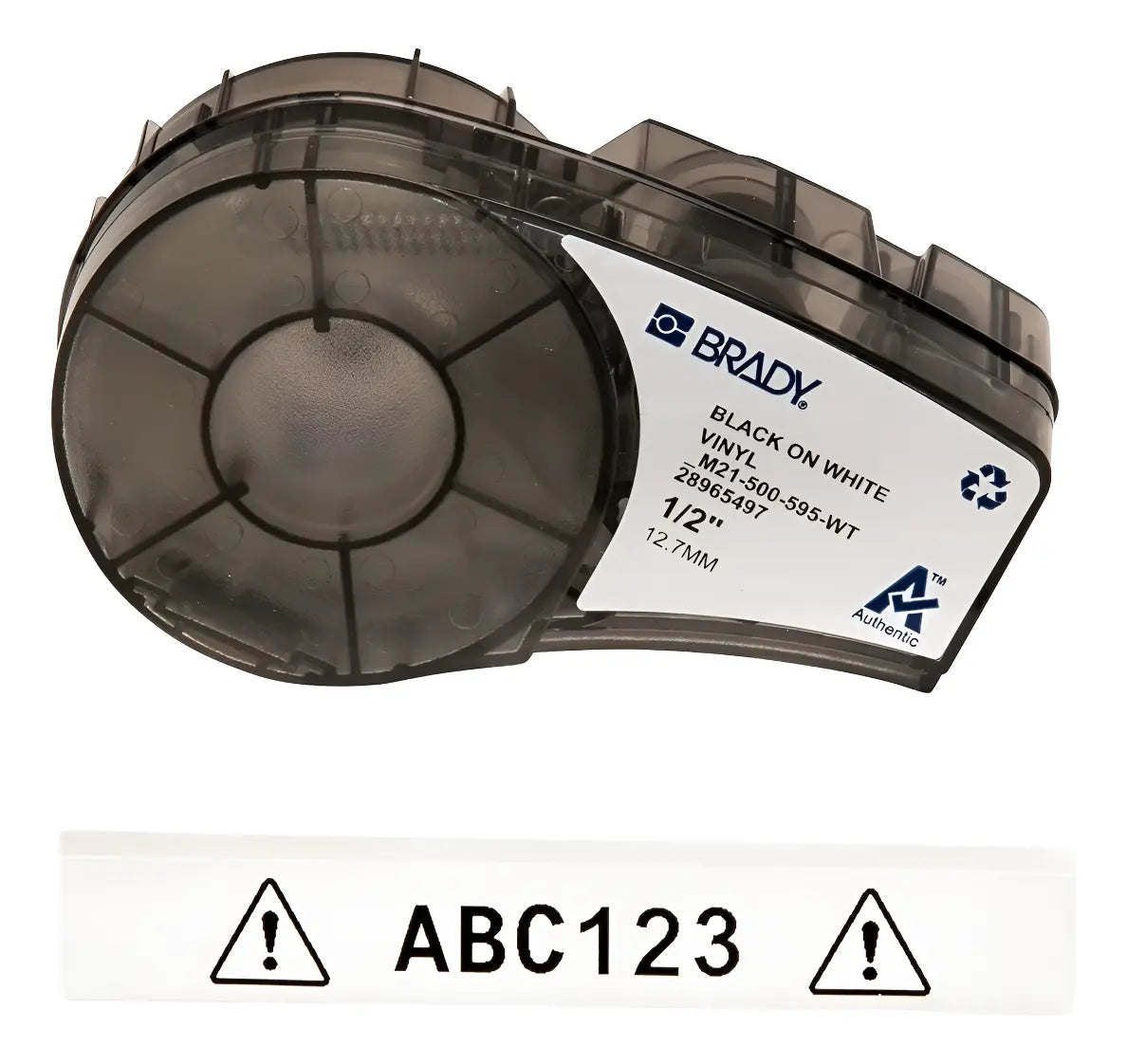 Etiquetas 1/2pulg. Vinil M21-500-595-wt Brady P/bmp21-plus