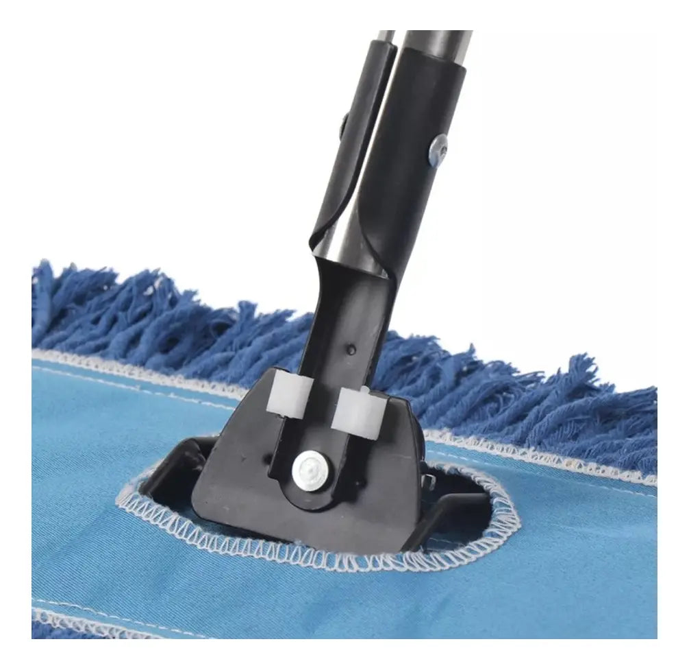 Trapeador Y Barredora Mop De Microfibra Quita Pelos Y Pelusa Color Azul
