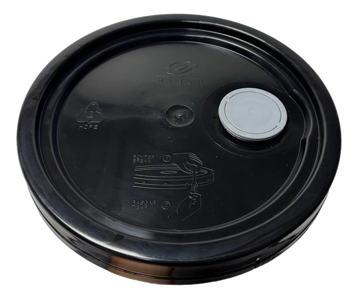 Cubeta Plástico Tapa Flex 19 Litros Grado Alimenticio Color Negro