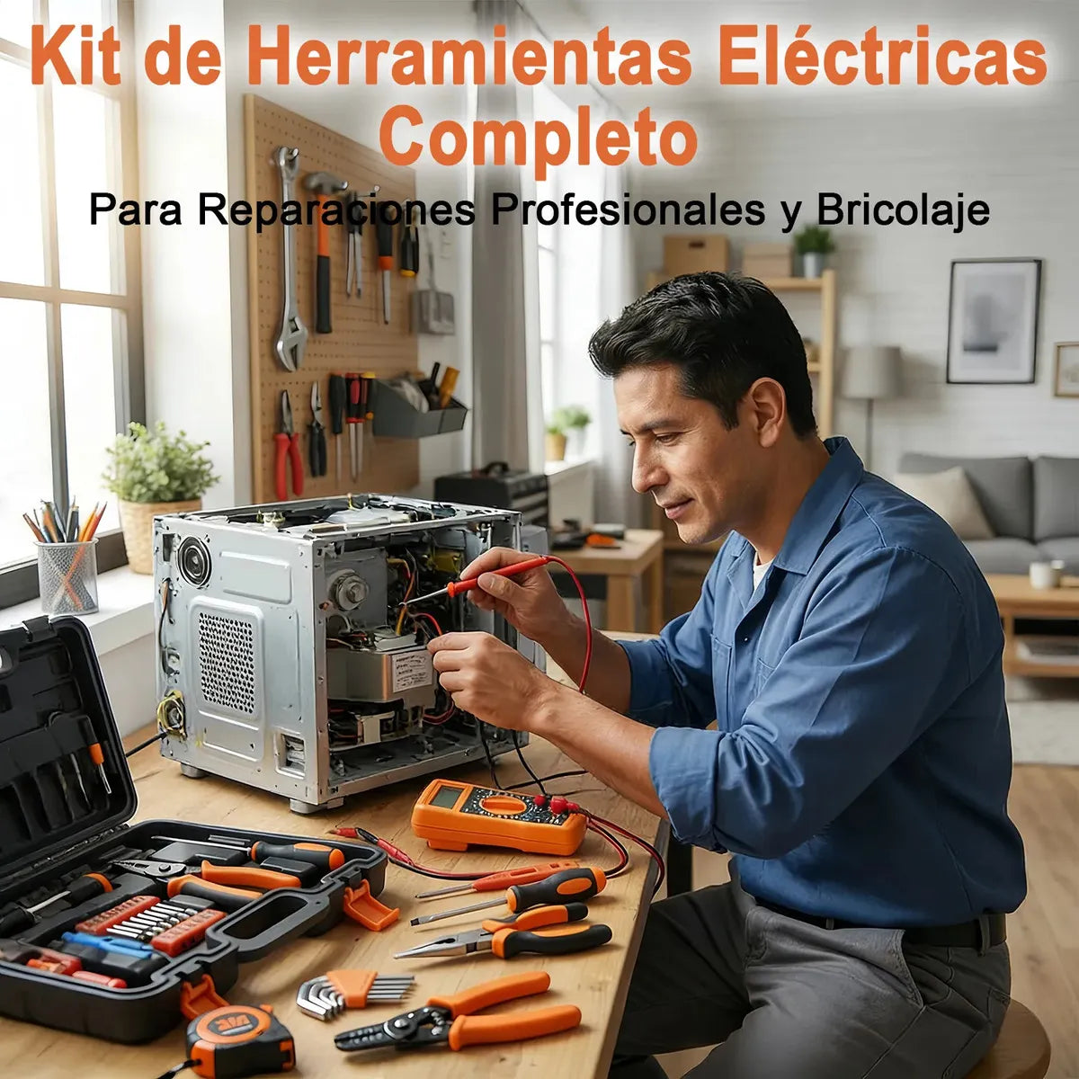 Kit Herramientas 32 Piezas YISHAN Varitudo con Multímetro Digital y Soldador para Electricidad y Hogar