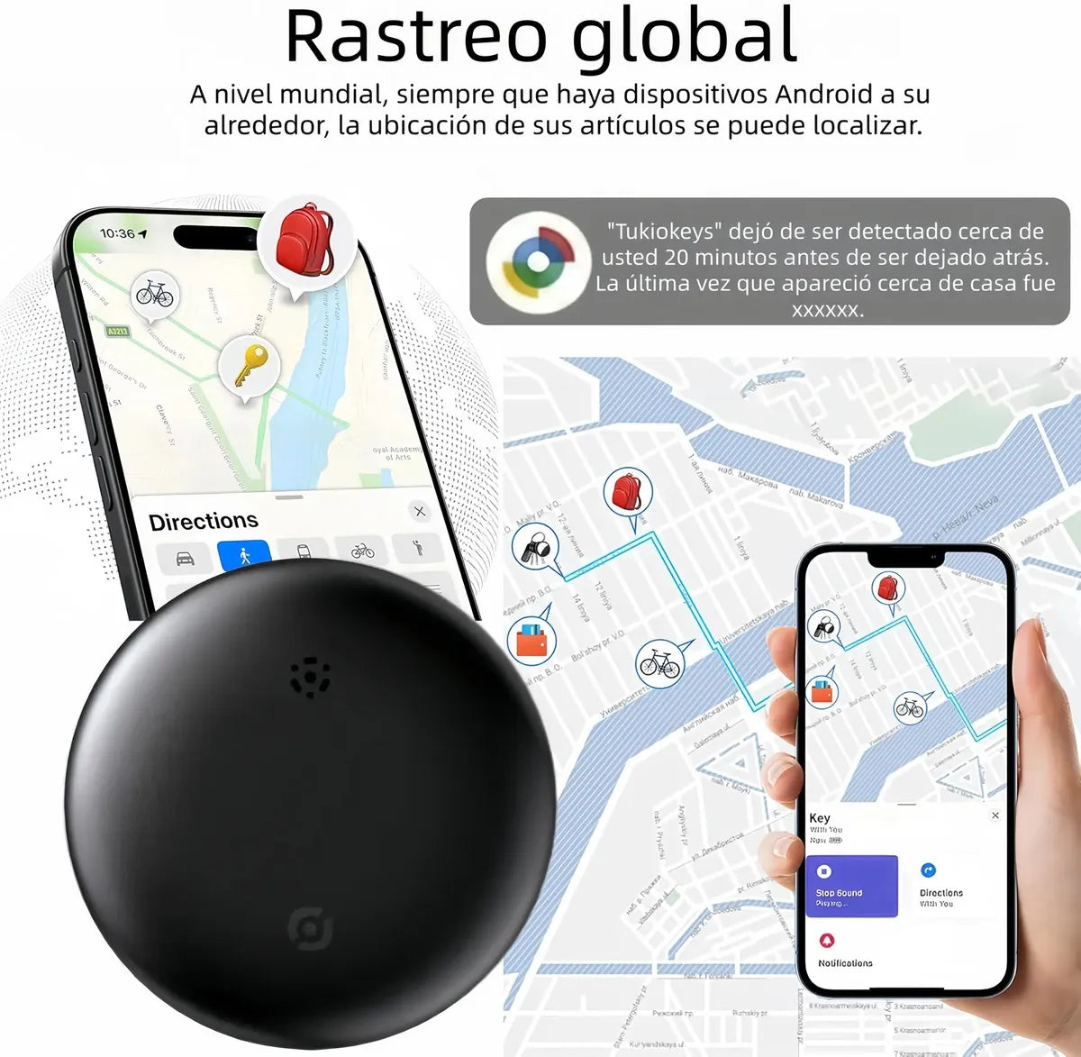 Localizador Gps Magnético Mini Para Carro Moto Universal Ios Android Impermeable Nbzani