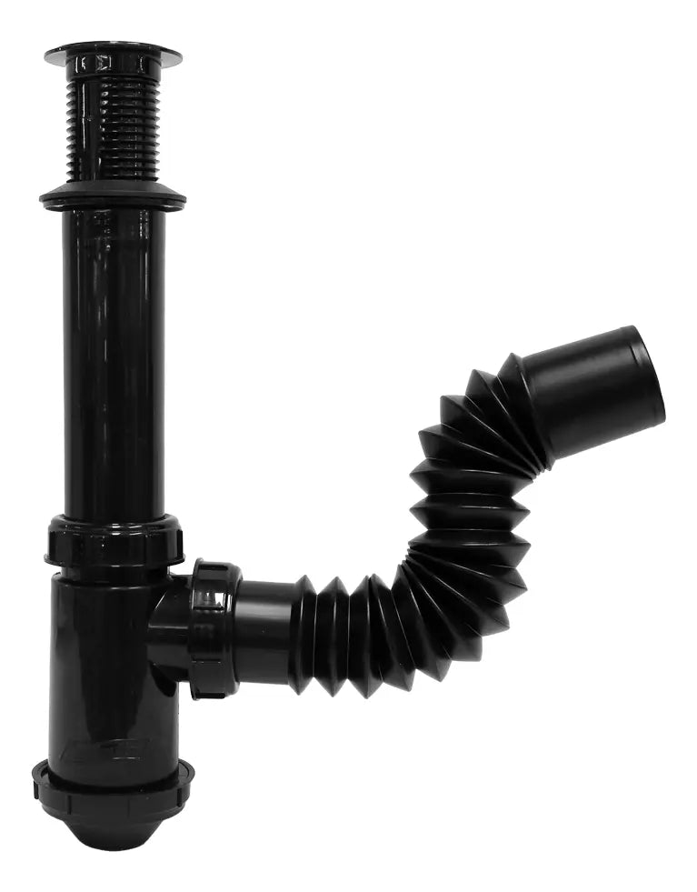 Cespol Flexible Negro Para Lavabo C/check Fleximatic 2218n