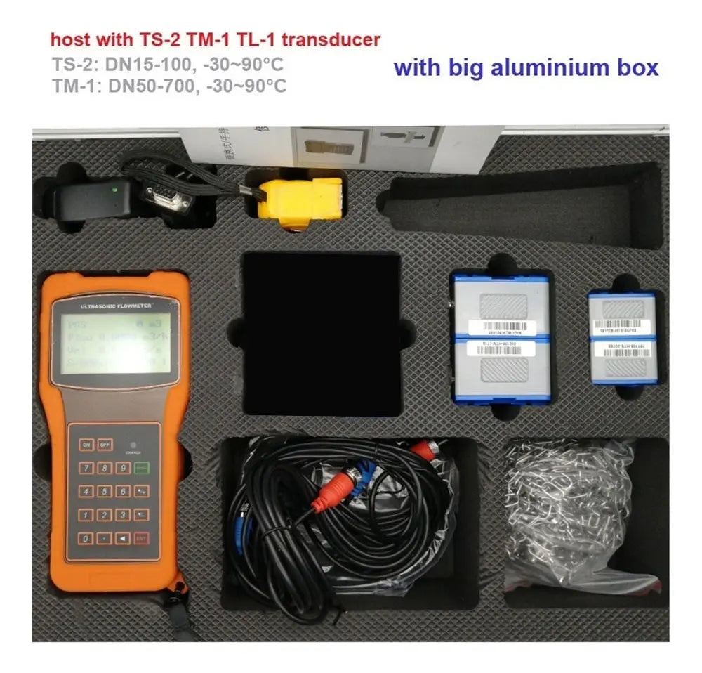 Medidor De Flujo Ultrasónico Tuf-2000h Para Líquidos Dn15-60