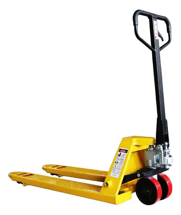 Patin Hidraulico Para Tarima 3 Ton Traspaleta Ruedas Pu Color Amarillo