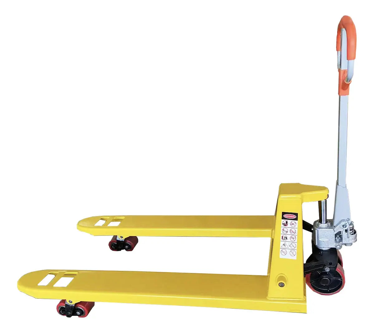 Patin Hidraulico Para Tarima 3 Ton Traspaleta Ruedas Pu Color Amarillo