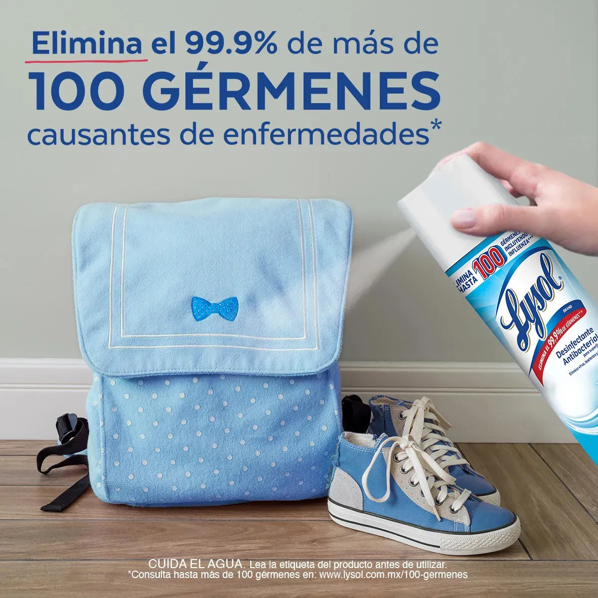 Limpiador Lysol Lysol Desinfectante Spray naranja en aerosol
