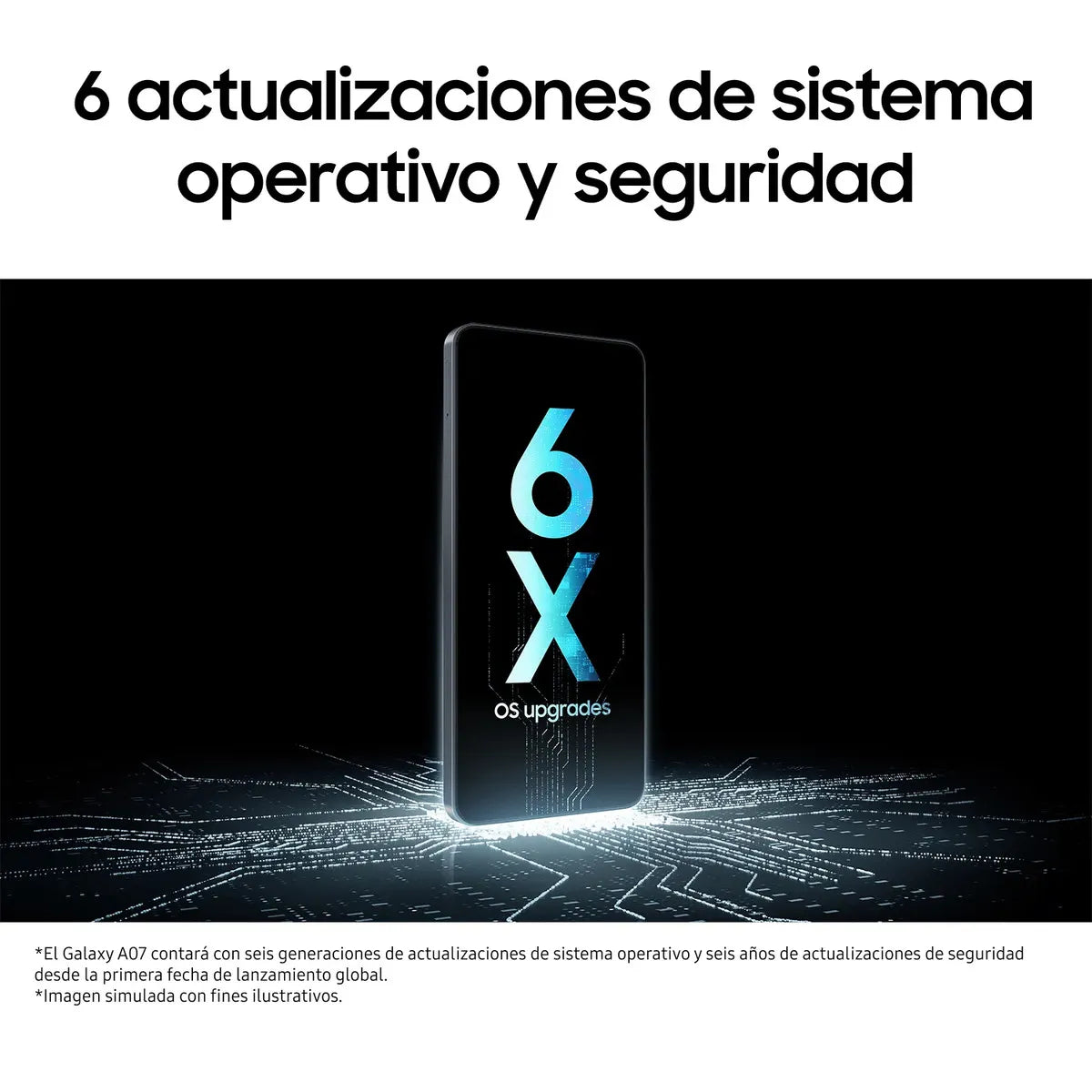 Celular Samsung Galaxy A07 Negro 128GB