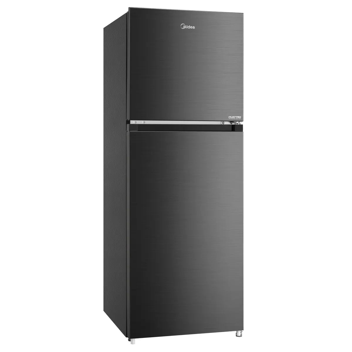 Refrigerador Top Mount Midea Inverter Quattro Jazz Black 9 Pies Cúbicos