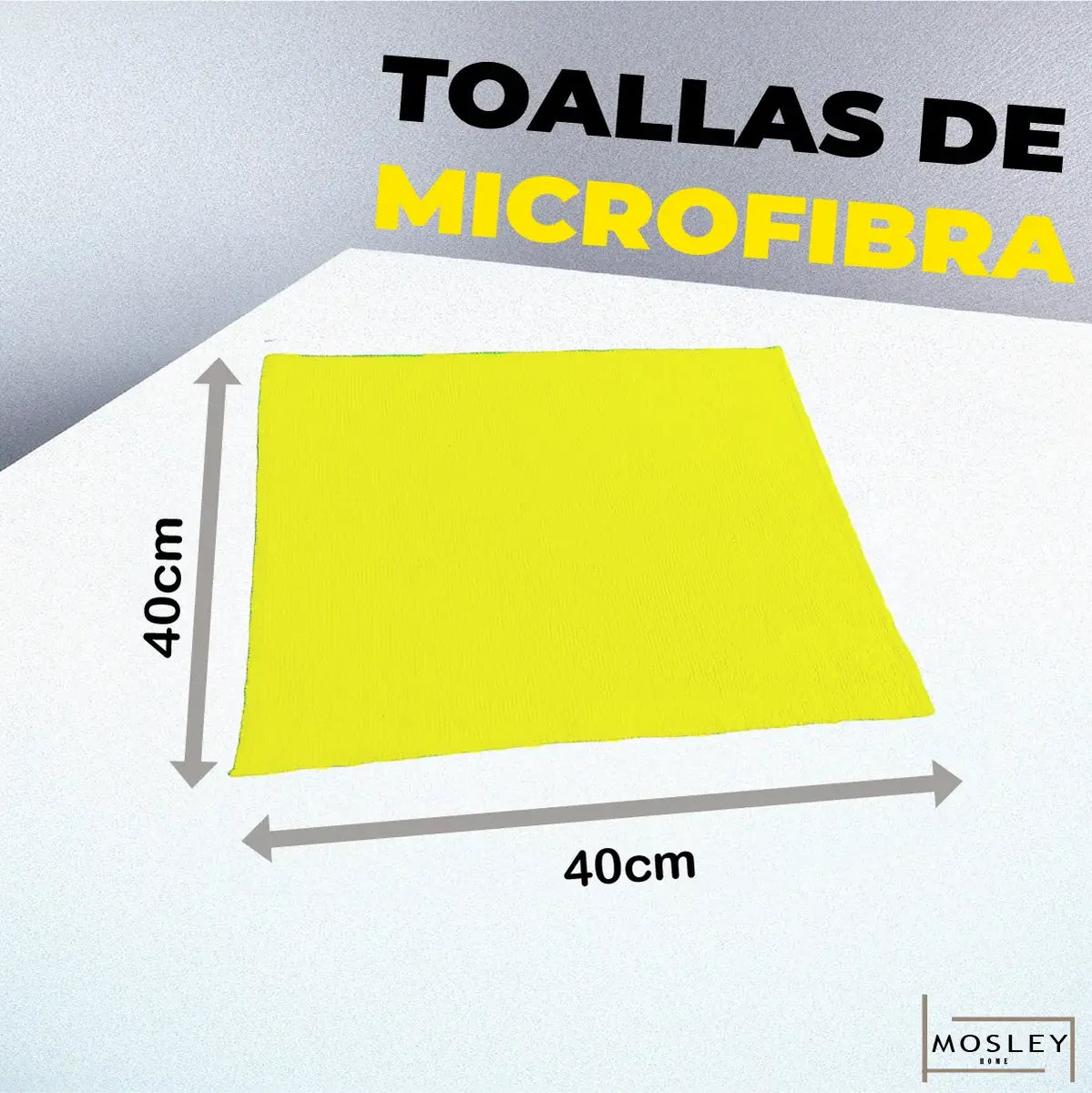 Paño De Limpieza De Microfibra,paquete Con 16 Pzas 40x40 Cms
