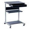 Mesa de Trabajo con Ruedas Techni Mobili Bassic Negro